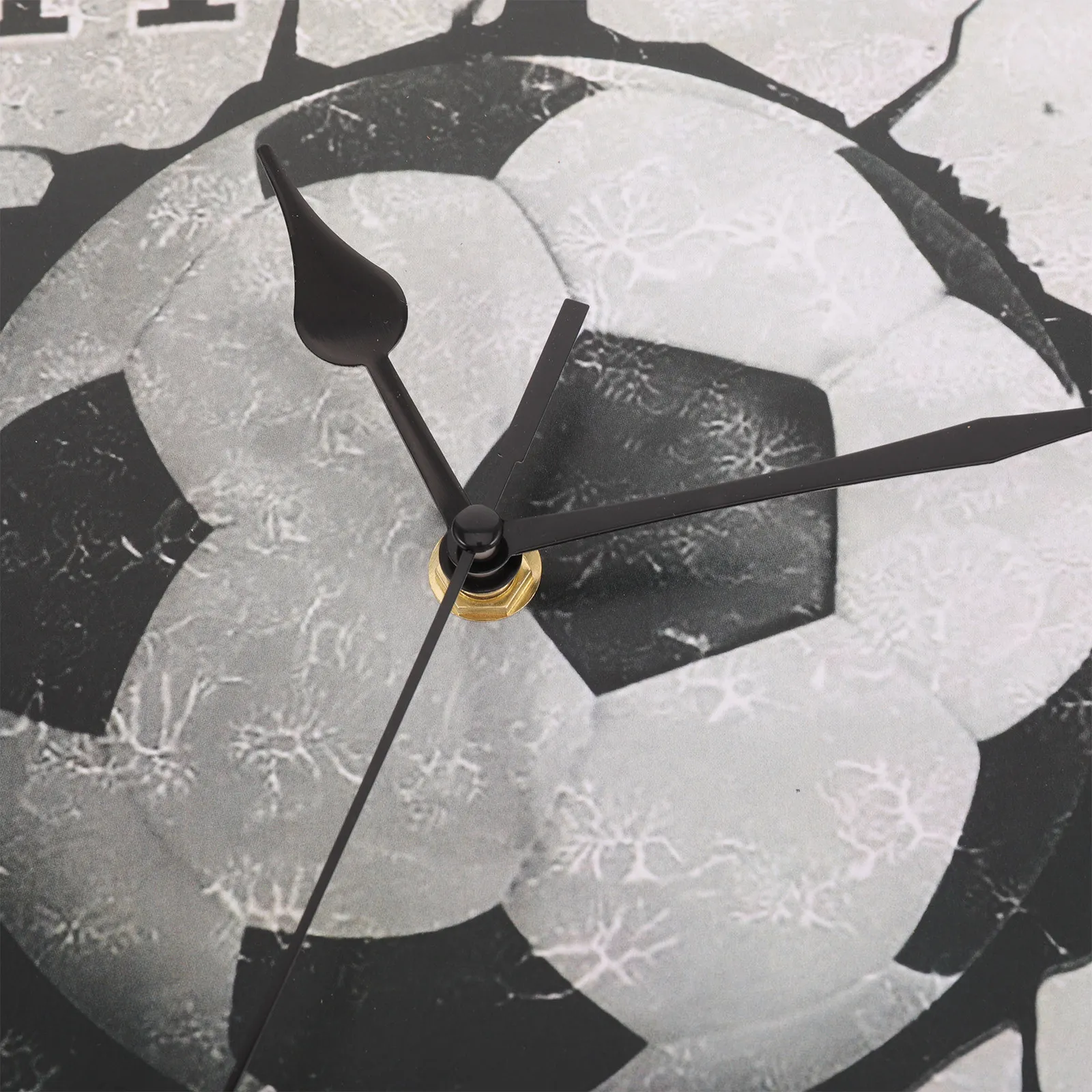 10 Inch Soccer Wall Clock Creative Ball Design Silent Mechanism Accurate Time Display Decorative Wall Clock for Bedroom Living