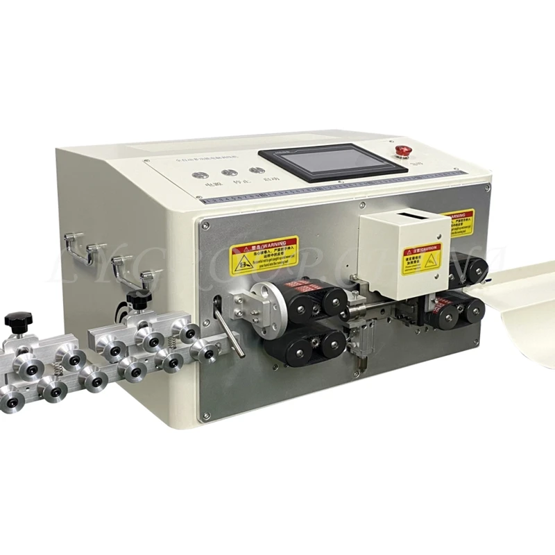 LY 870NW 12 Wheels Automatic Large Square Precision Sheath Wire Inner and Outer Peeling Machine 12 Wheels Wire Stripping Cutter image 4