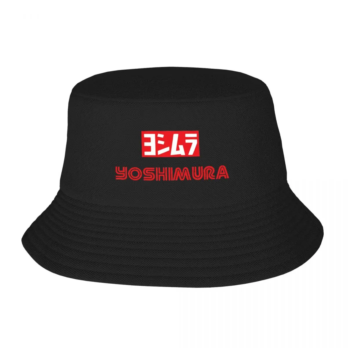 Yoshimura Exhaust_ Bucket Hat Summer Basin Cap Hip Hop Fishing Fisherman Hat Retro Pattern Packable Sun Protection