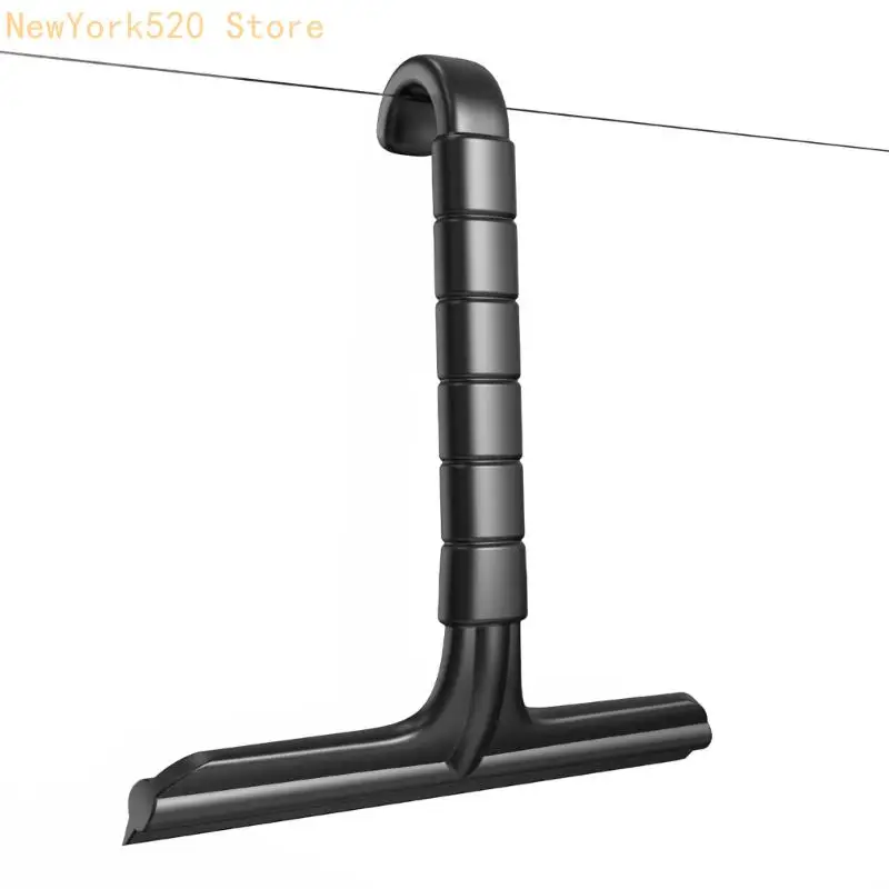 Daily Shower Squeegee with Hanging Hook Handle for Glass and Mirror Care N84C