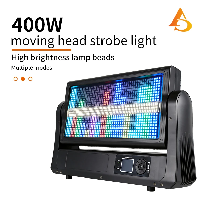 aicpose 400w Martin Atomic 12Segment Moving Head Strobe Light  Racing Wash Strobe Stage Effect DJ Disco Wedding Party