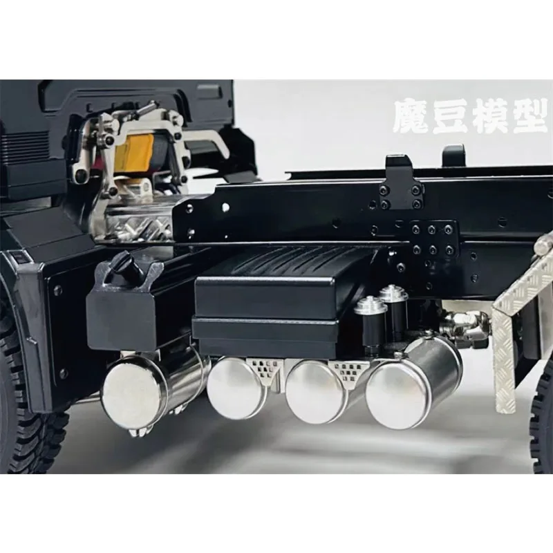 1/14 For MAN Dedicated Metal Simulated Battery Box, Can Hold Servos, Decorative Accessory, Aluminum Alloy MD Model