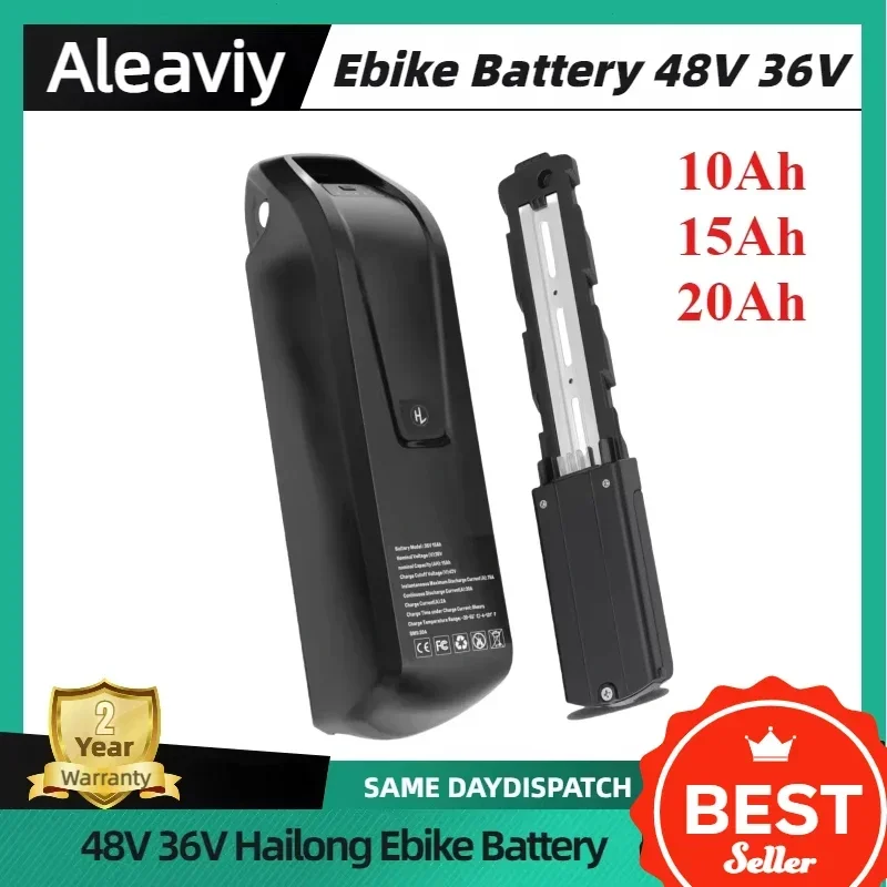 For Hailong EBike Battery 36V 48V 10Ah 15Ah 20Ah Mountain Bicycle 18650 Electric Bateria Pack for Bafang 1500W 1000W 750W 500W