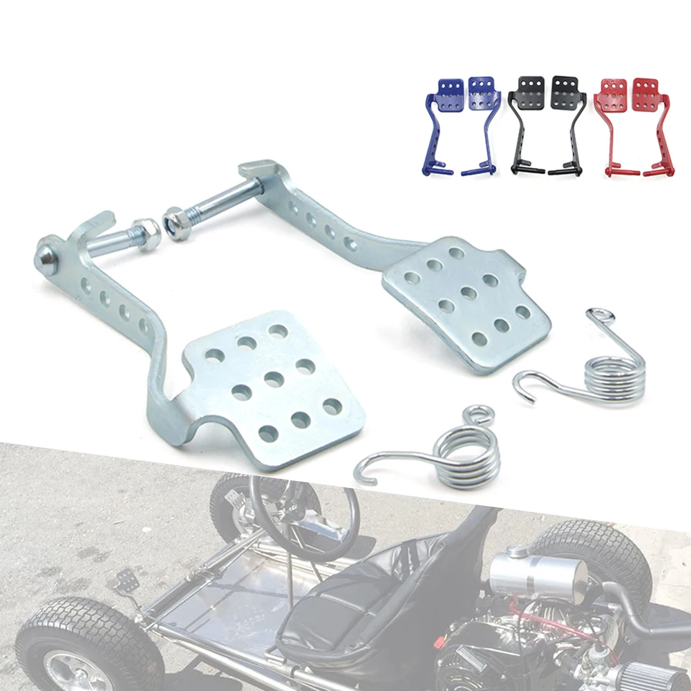 Pedais de Freio e Acelerador para Go Kart Predator 212cc 196cc 6.5hp Road Rocket Manco Kandi Carter Azusa Peças Vintage para Go-Kart