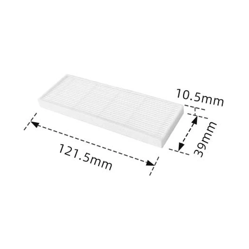 6 шт. Hepa-фильтр Hepa-фильтр пластиковый подметальный робот для Tikom G8000/G8000 Pro/Honiture G20 робот-пылесос запасные части аксессуар