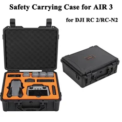 For DJI Air 3 DJI RC 2/RC-N2 Waterproof Safety Carrying Case Explosion-proof Box For AIR 3 Drone Storage Box Hard Shell Suitcase