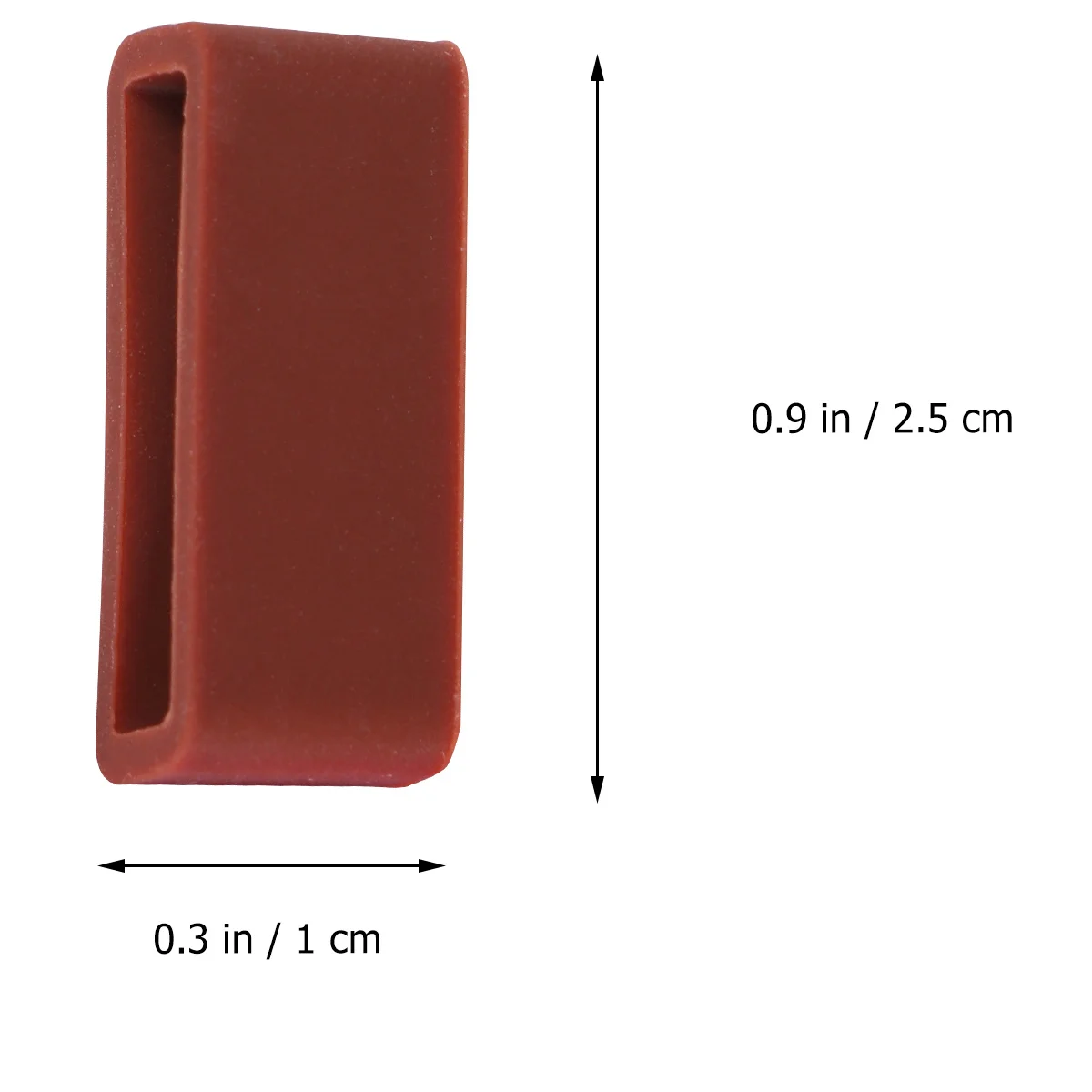 

10Pcs Silicone Watch Band Strap Loops Replacement Durable Rubber Rings Mixed Color for Wristwatch Accessories Watch Band Loop