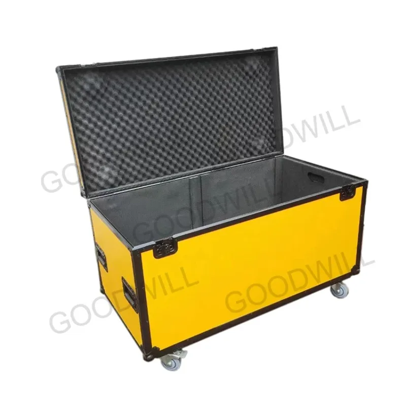 Aluminum Case Euro Style Road Trunk Cable Trunk Flight Case