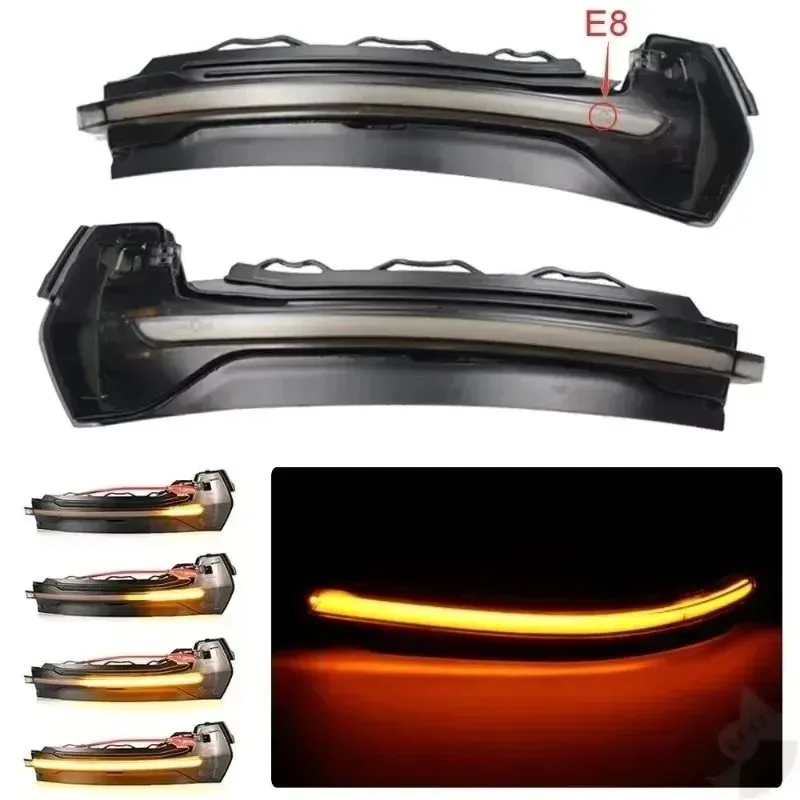 

Rearview Mirror Indicator Turn Light for 2014-2020 for A3 8V S3 RS3 2pcs LED Dynamic Turn Signal Light Flashing