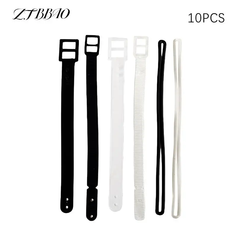 10PCS Portable Luggage Tag Strap Label Bag Handbag Travel Accessories Tag Strap Name Address ID Label Strap