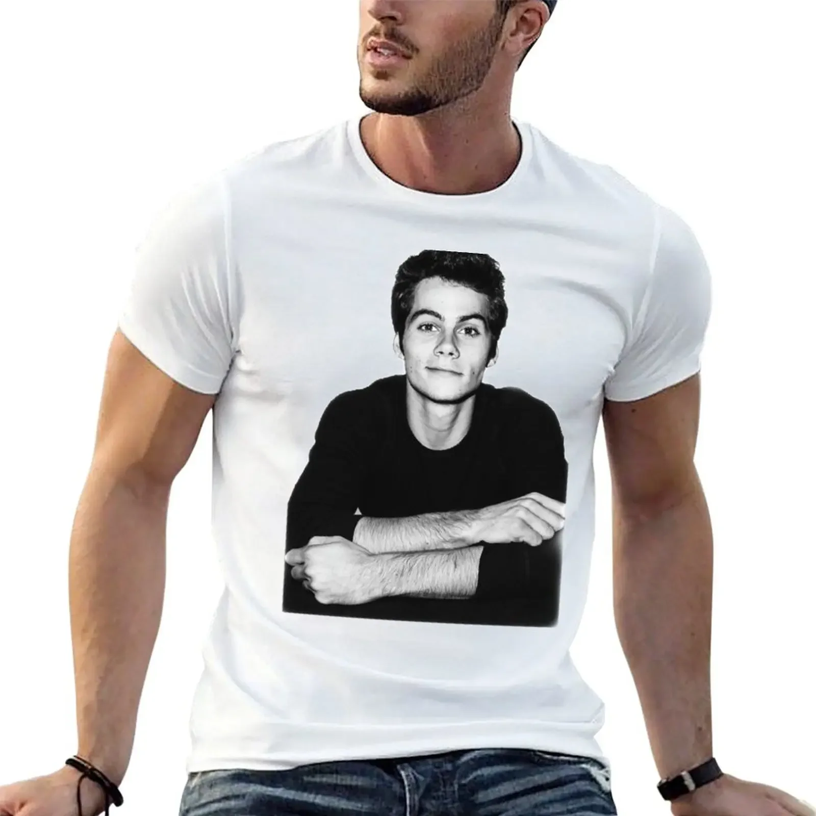 

Dylan O’brien T-Shirt man t shirt heavyweights quick-drying korean fashion mens tall t shirts