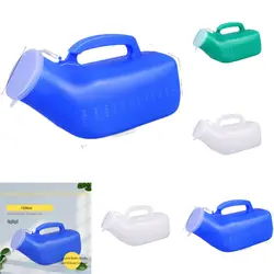 Urinal Men's Large-capacity Night Pot with Lid Elderly Portable Mobile Toilet Urinary Bottle Disability Old Man Helper 1200ml