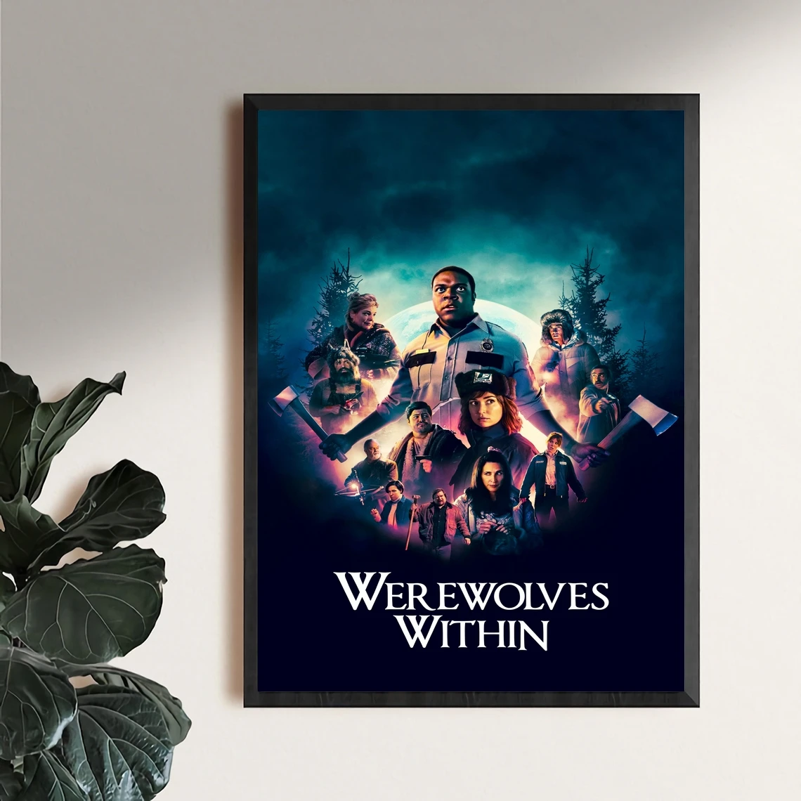 Werewolves Within (2021) Movie Poster Star Actor Art Cover Canvas Print Decorative Painting (No Frame)