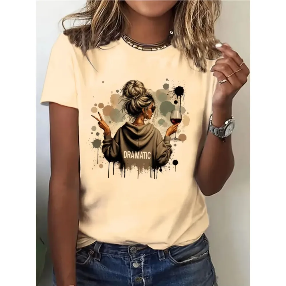 Y2k Hip Hop Women'S Casual Graphic T-Shirt 