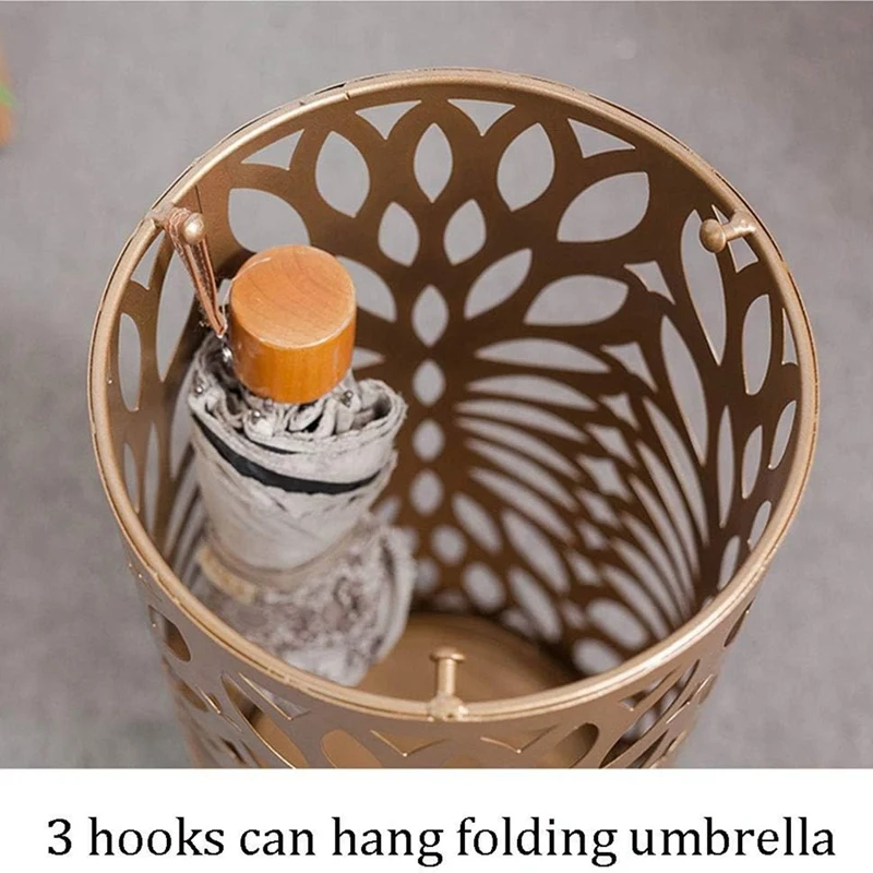 SEWS-Umbrella Stand Household Hotel,Hollow Umbrella Bucket ,Multifunctional Umbrella Drain Stand