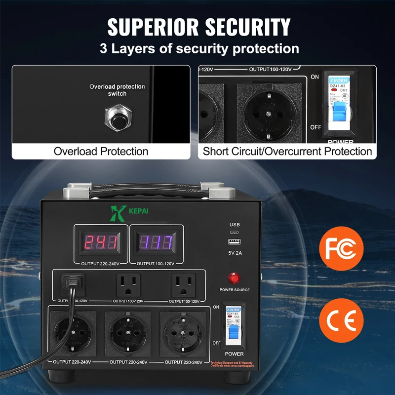 SV-3KVA High Quality Toroidal Coil Single Phase  50Hz/60Hz Control 220V Input  Made of Copper Power Supply Transformer