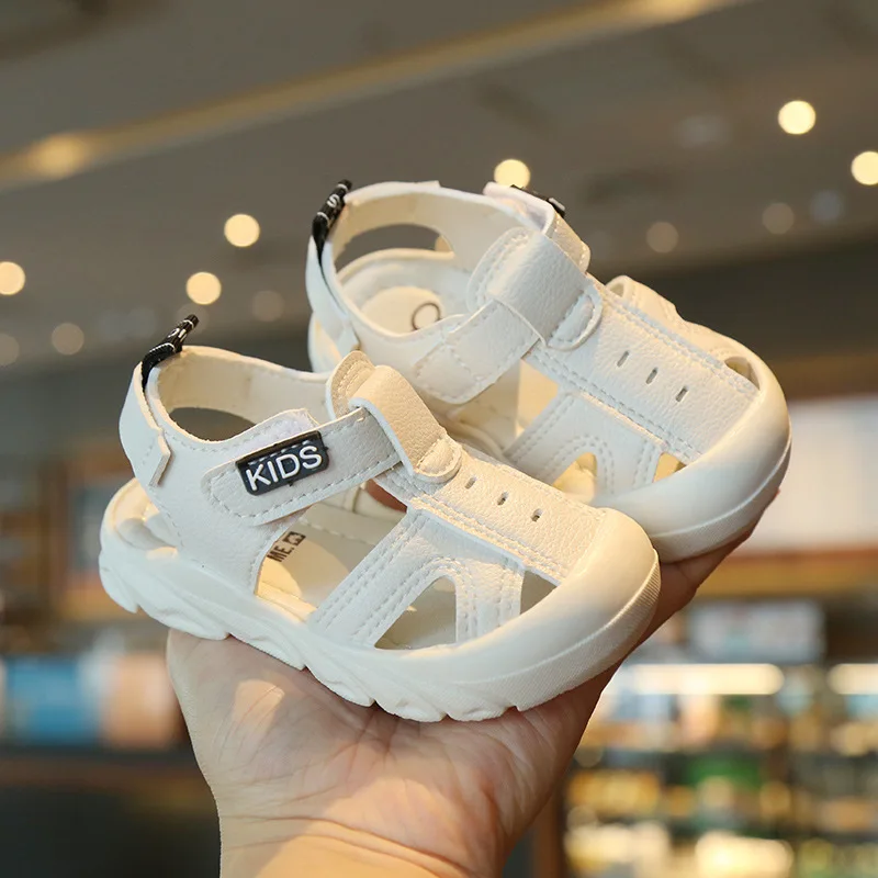 

Baby Shoes Summer Sandals Boys Toddler Girl Sandalia Infantil Fashion PU Soft Sole Non-slip Chaussure Bebe Fille Kids 0-3 Years