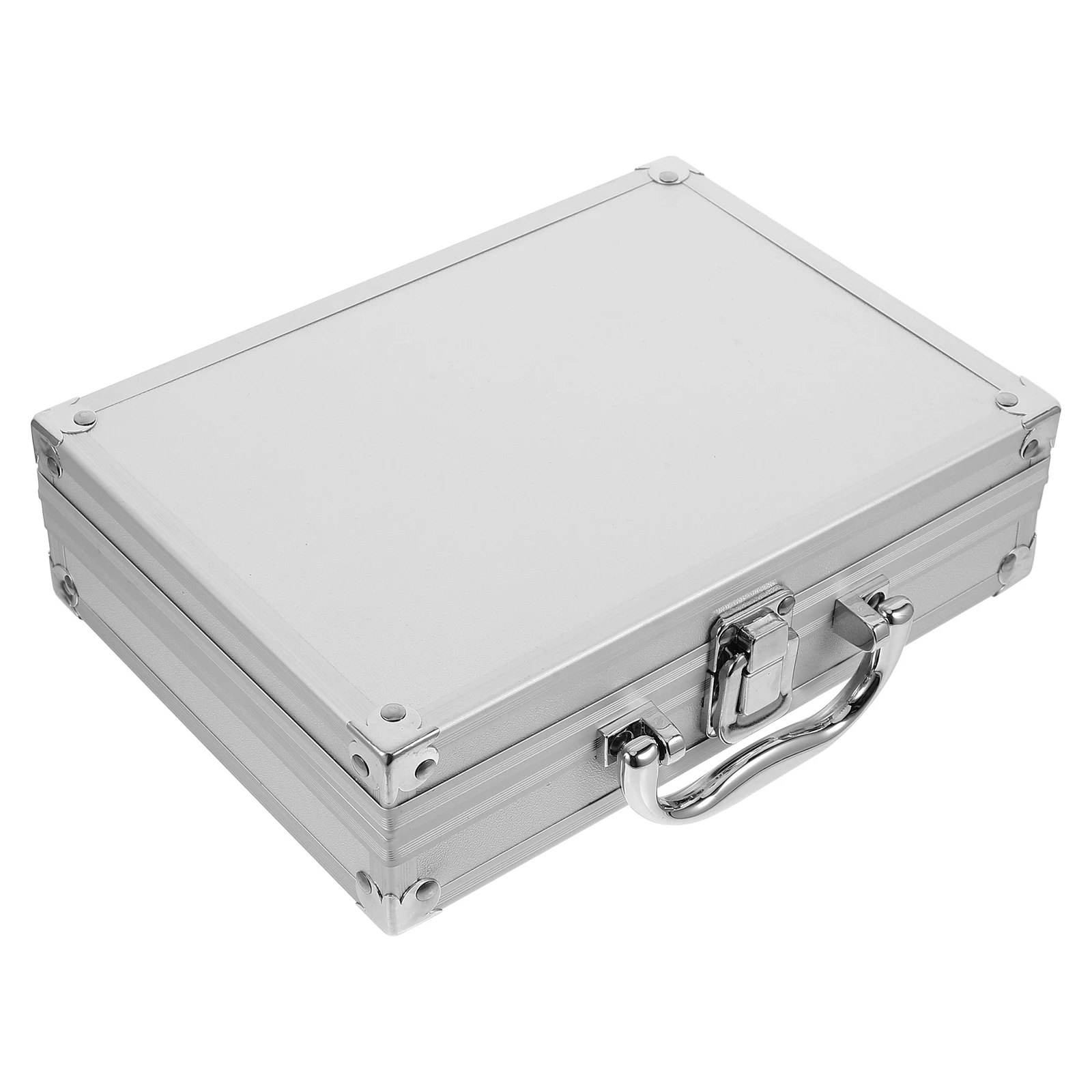

Aluminum Alloy Toolbox Multi-Functional Portable Carrying Case Small Compact Tool Storage Box Secure Locking Organizer