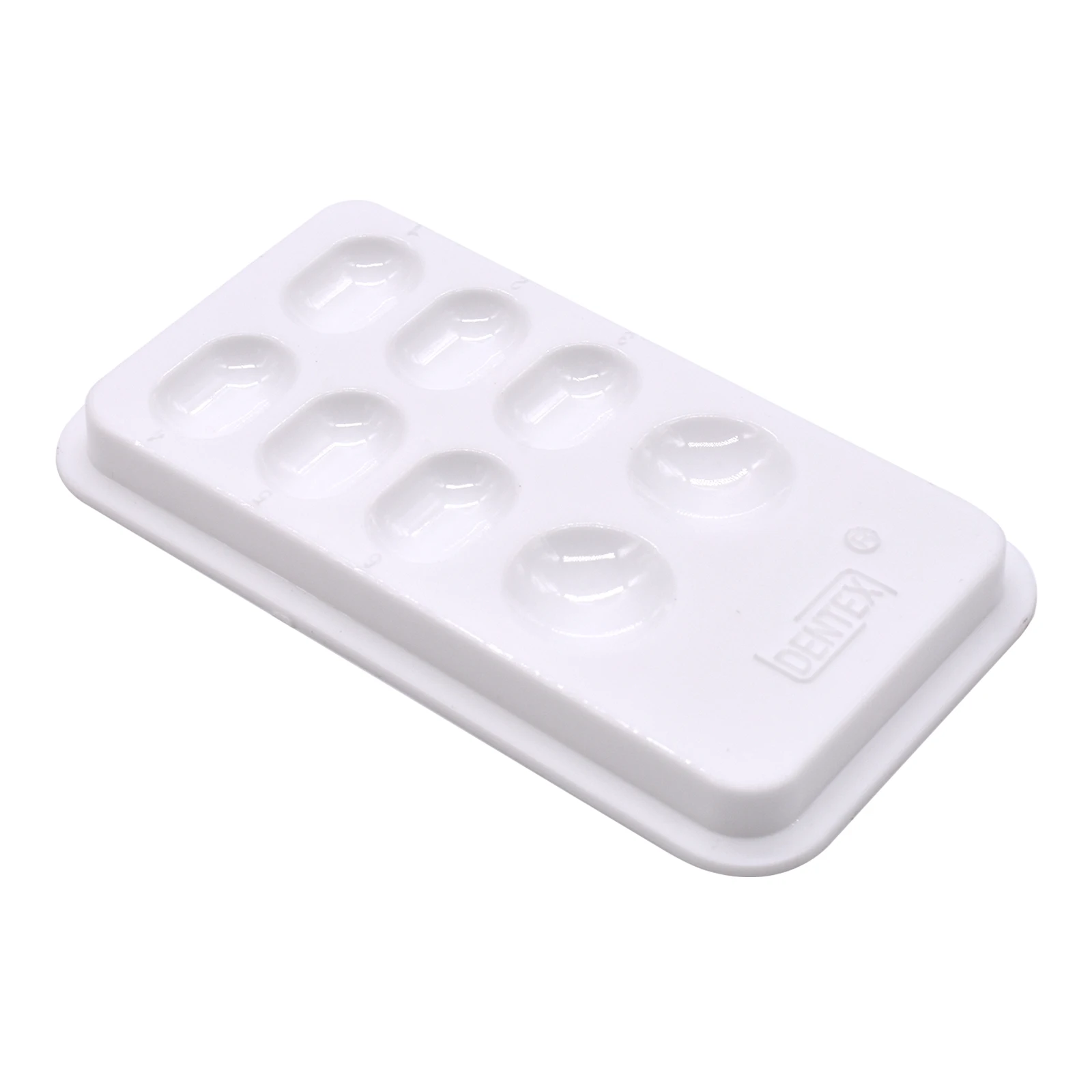 1pcs Mixing Watering Moisturizing Plate Dental Palette With Cover 8 Slot Palette Dental Lab Equipment Resin