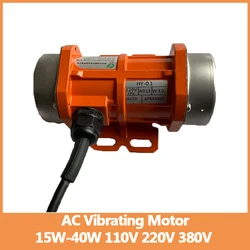 15W-40W 110V 220V 380V AC Motore vibrante Vibratore per calcestruzzo in alluminio Vibratore a velocità regolabile