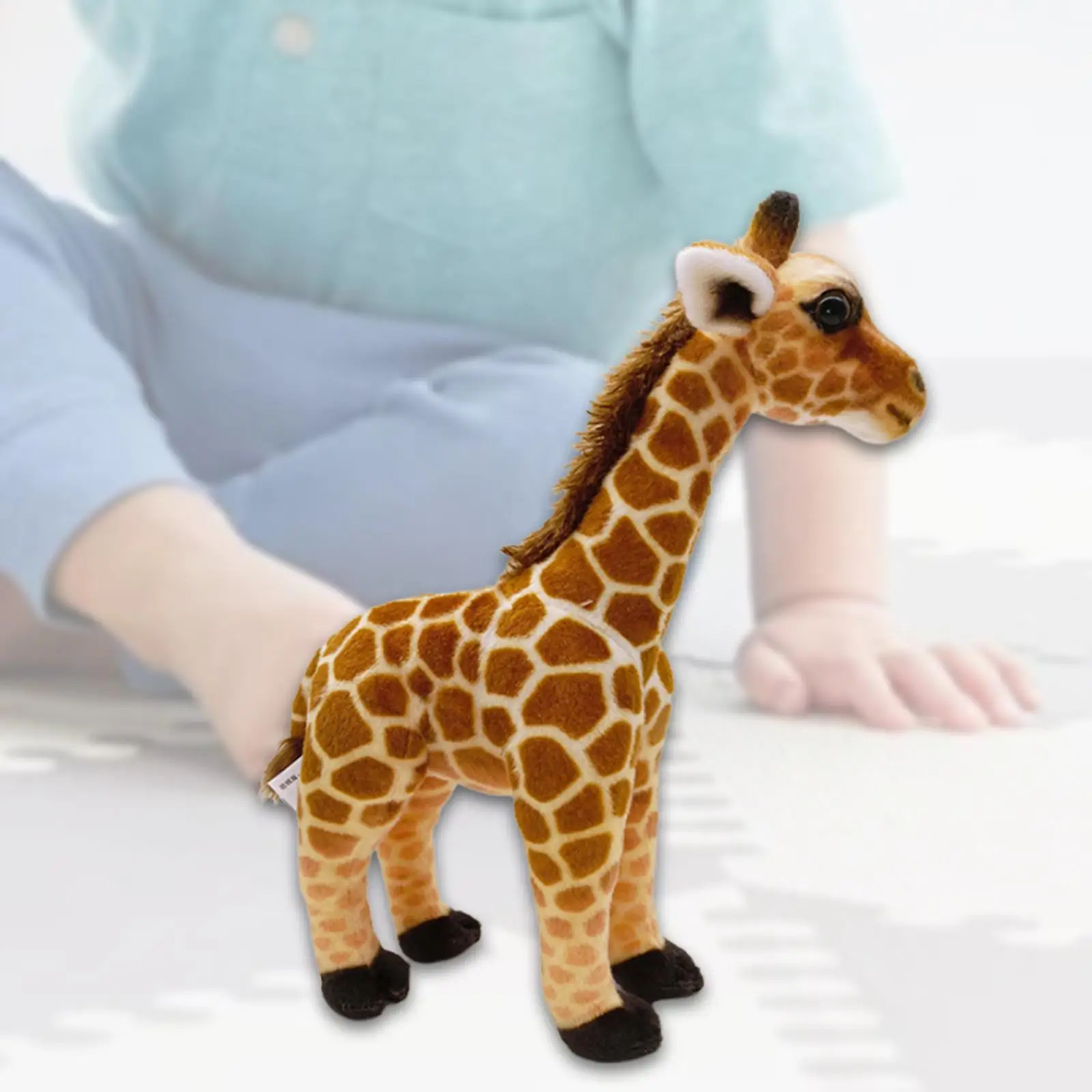 

Giraffe Plush Toy Party Decoration Adorable Lifelike 35cm Tall Doll Soft Toy Stuffed Animal for Boys Girls Children Holiday Gift