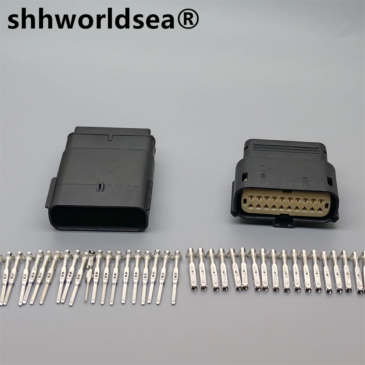 shhworldsea 20Pin reflektor samochodowy wodoodporne gniazdo złącze wiązki przewodów samochodowych dla Buick 33482-2132 33472-2001