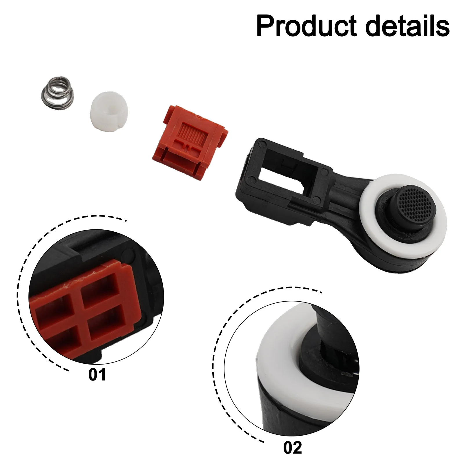 

Appearance Shape Size Gearbox Linkage Wire Cable Kit Direct Replacement End Bush Gear Shifter Part Plastic Repair