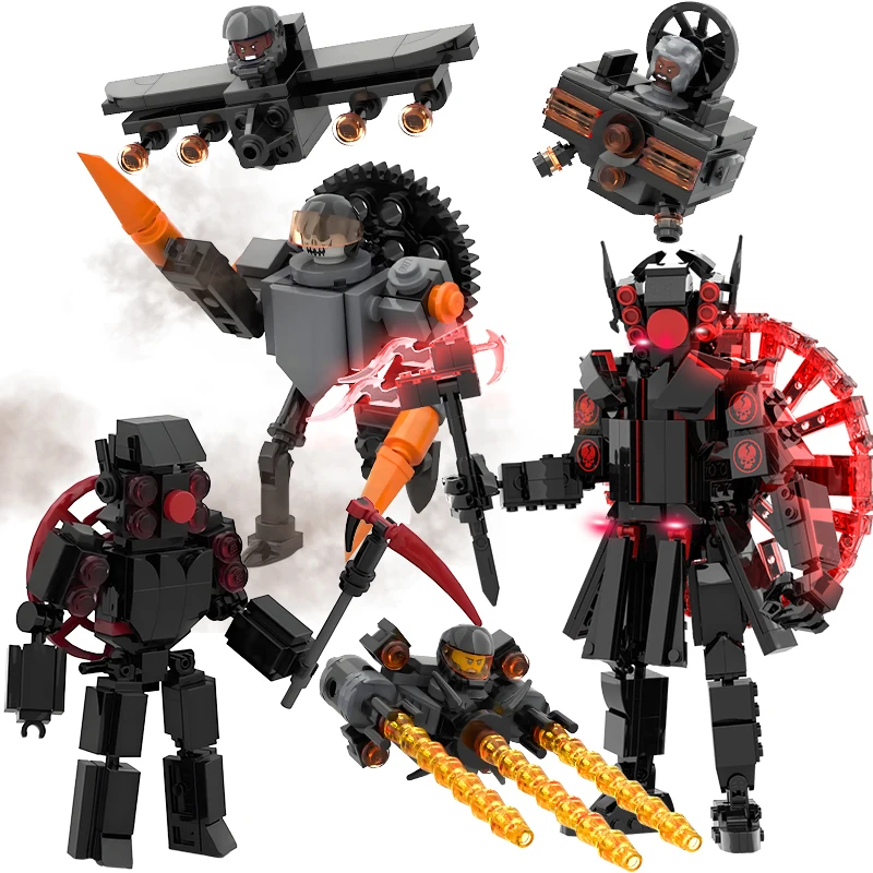 Skibidi Toilet Titan TV Man Speakerman Horror Game Bosses Camara بنة عروسة كارتون نموذج هدايا أعياد ميلاد الأطفال والهالوين