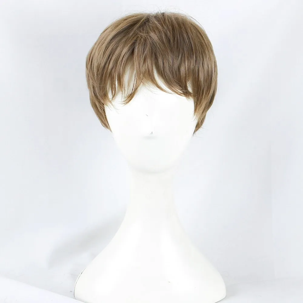 Peruka Leonardo DiCaprio Krótka Syntetyczna Peruka do Cosplayu z Włókna Odpornego na Ciepło