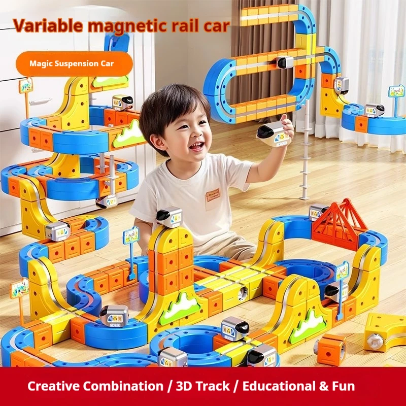 Nowa, magnetyczna kolejka antygrawitacyjna to prezent urodzinowy dla dzieci, który uwolni ich dłonie.