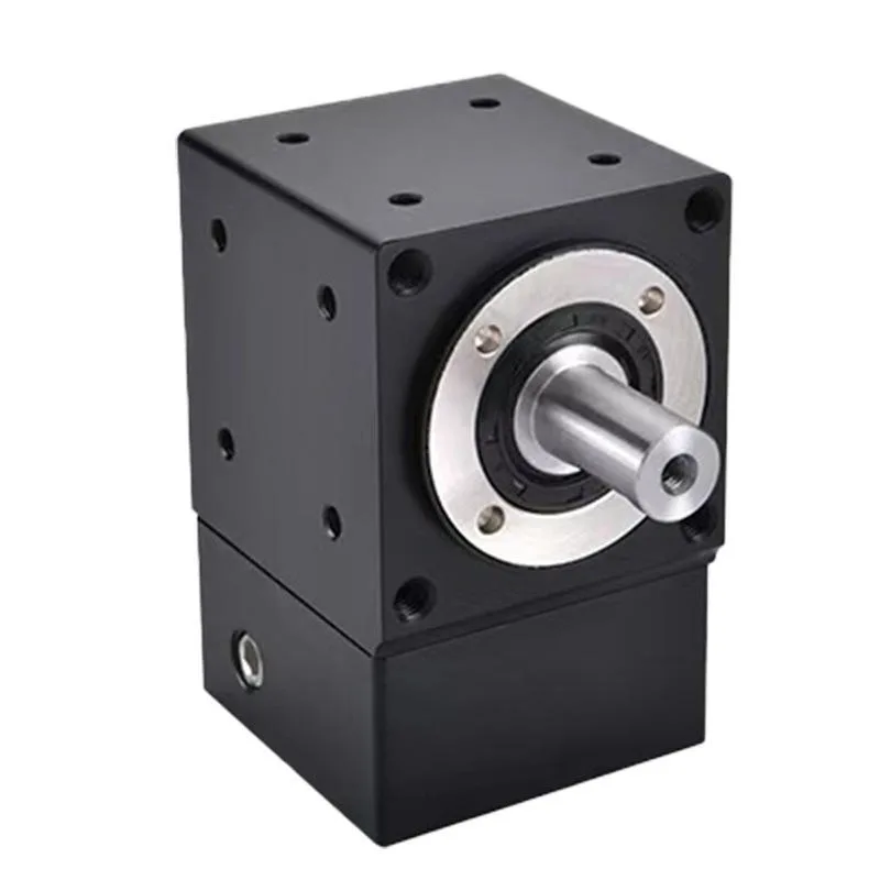 Precision 42 60 90 Right Angle Commutator Bevel Gear Right Angle Planetary Reducer Can Be Matched with Servo Stepping Motor