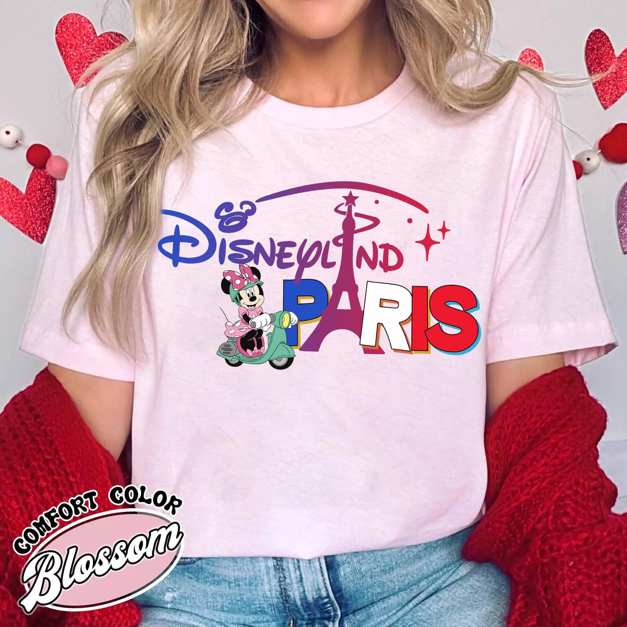 

Футболка Disneyland Paris Mickey and Friends Group с персонажами, рубашка для семейных отпуска и путешествий 2025 года, футболка для пары Disneyland