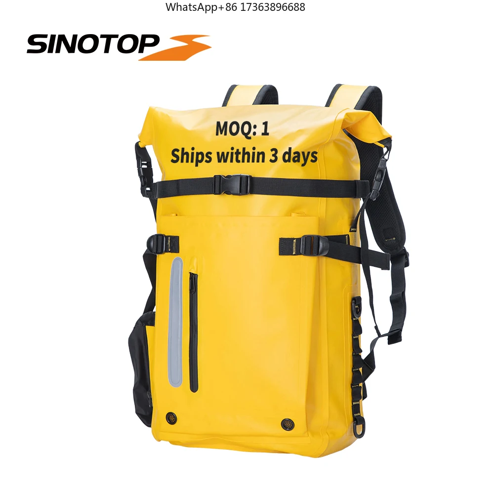

SINOTOP 2026 Factory Custom Logo 30L PVC Waterproof Backpack Outdoor Travel Beach Fin Swimming Diving Camping