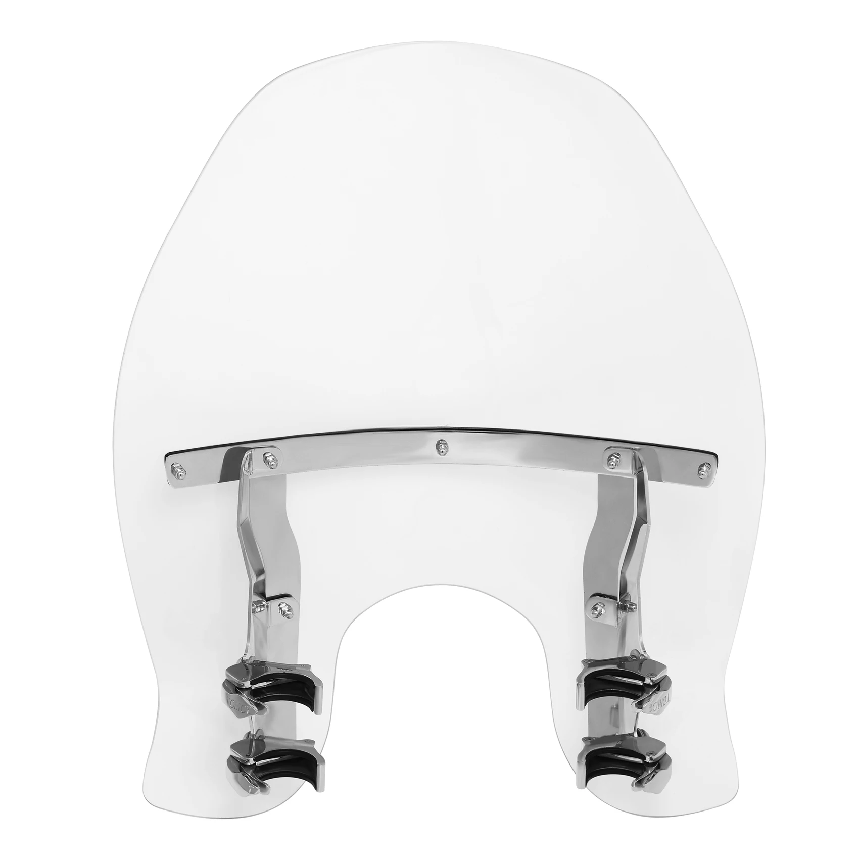 Windscreen Windshield w/ Clamps Mount For Harley Street Bob 114 FXBBS 2021-2023 Softail Standard FXST 2020 Dyna Low Rider 2006