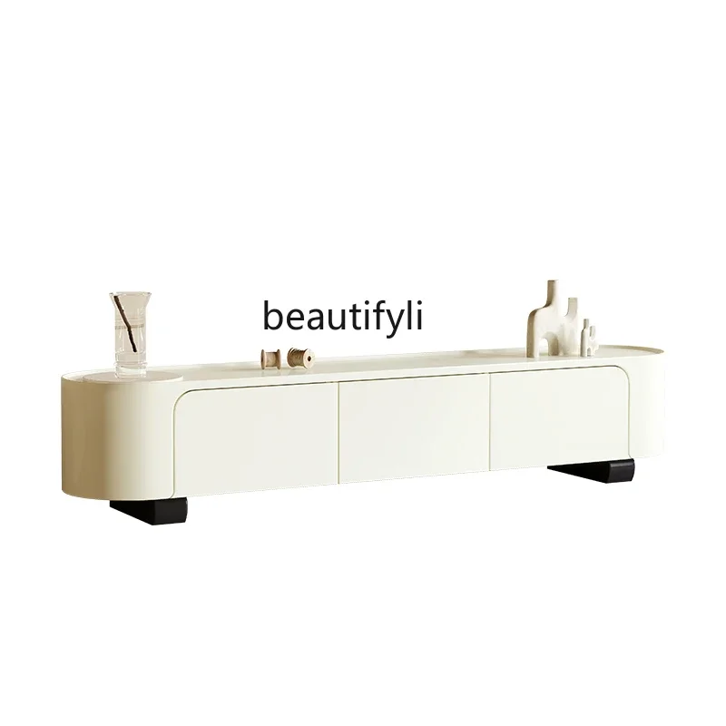 

xz1Французский современный молочно-белый шкаф для телевизора с кремовым ветром, креативная комбинация шкафов для телевизора