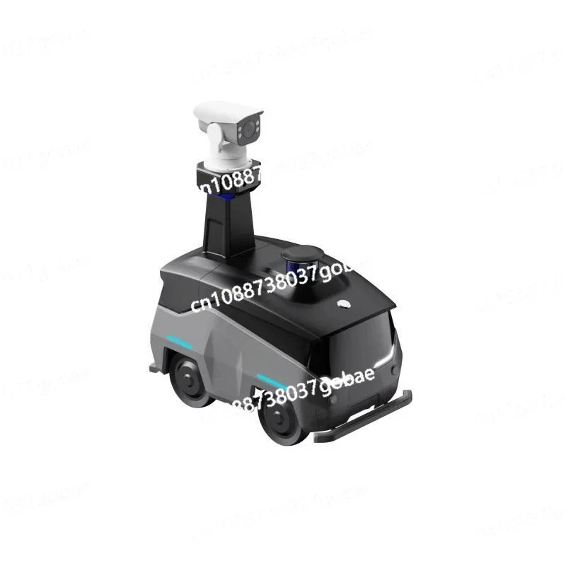 Outdoor patrol robot autonomous panoramic monitoing facial recognition outdoor station community