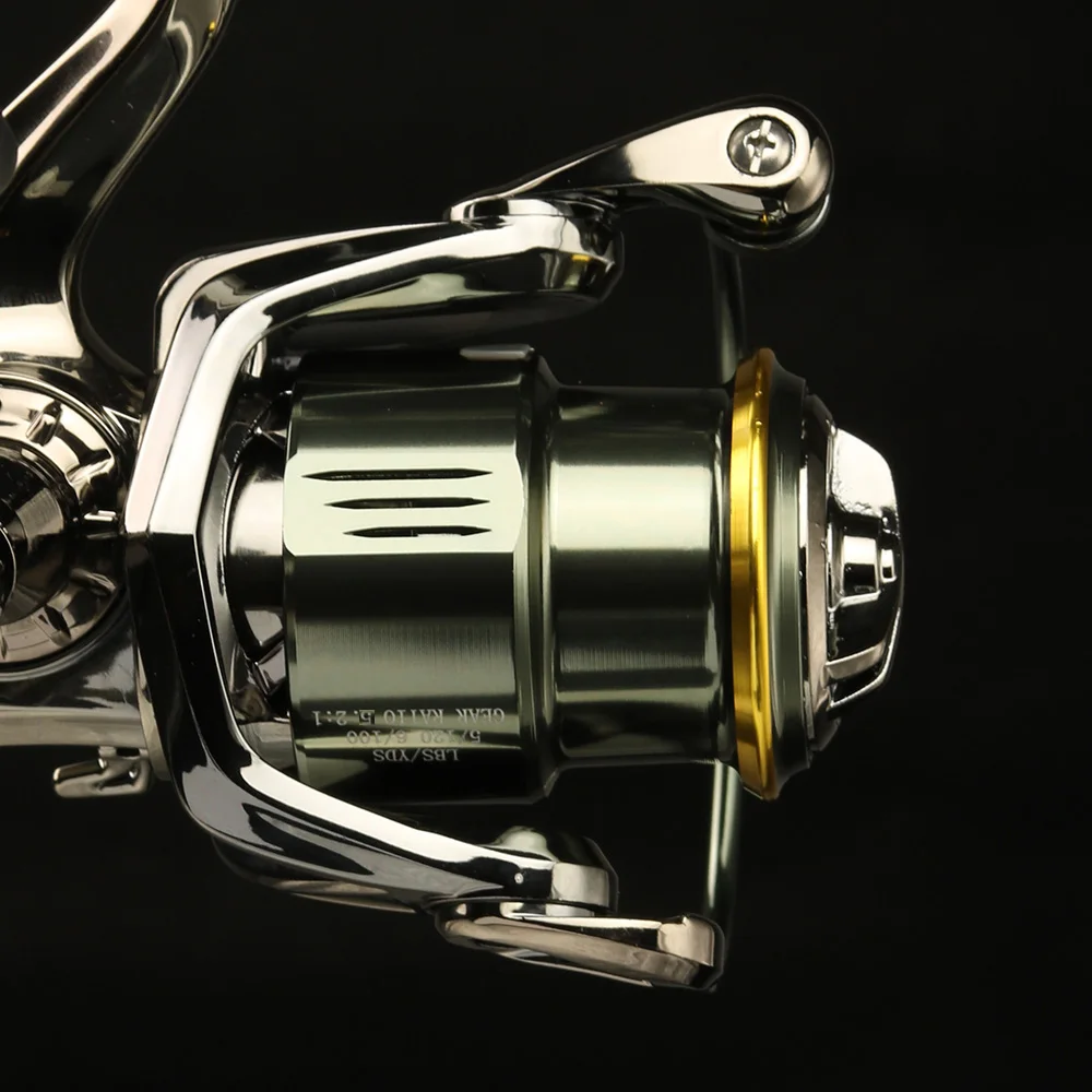 JOSBY Fishing Reel 5.2:1 High Speed Gear Ratio 3500 2500 1500 Carp Feeder Metal Balance Movement Wire Cup 8-15KG Max Drag Pesca