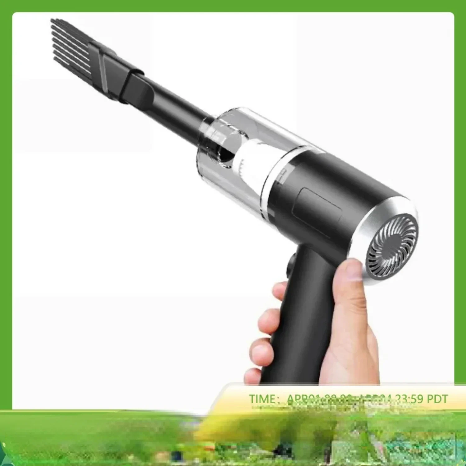 

Convenient, Powerful, and Wireless Three in One Handheld Vacuum Cleaner with Fully Automatic 120W High Power USB Charging