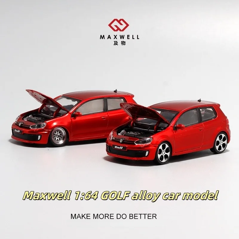 

1:64 VW GOLF GTI, die-cast alloy car model, teenagers to play with, adult decoration, children's birthday gift.