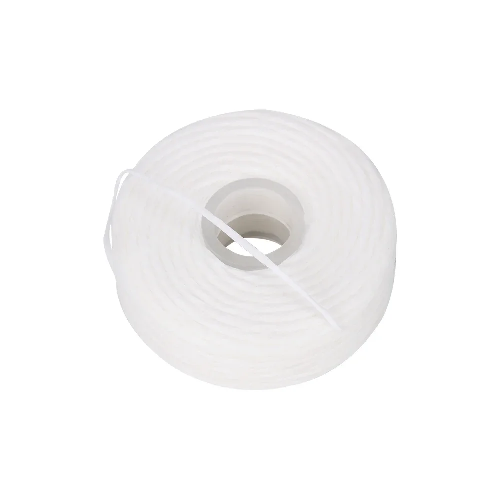 60Rolls Dental Flosser Built-in Spool Wax Mint Flavored Europe Replacement Flat Wire Dental Floss