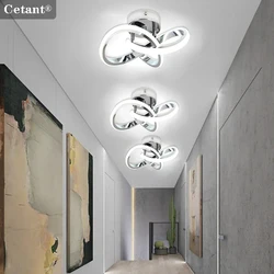 Lámparas de techo LED modernas, iluminación Lustre para pasillo, escalera, balcón, guardarropa, entrada, Hotel, decoración del hogar