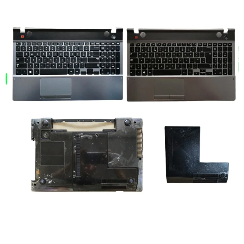 Palmrest Com Teclado Para Notebook NP550P5C NP500P5C Case (Layout UK/US) - Carcaça Superior E Inferior (Conjunto C, D, E) Shell