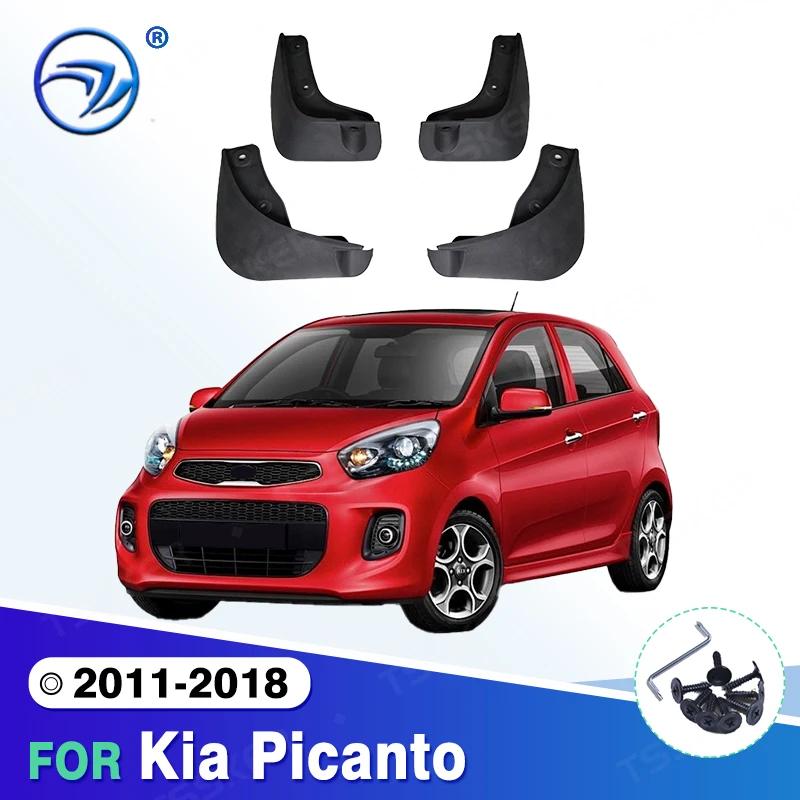 

Для Kia Picanto 2011-2018 2012 2013 2014 2015 2016 2017 брызговики брызговики брызговики крылья автомобильные аксессуары