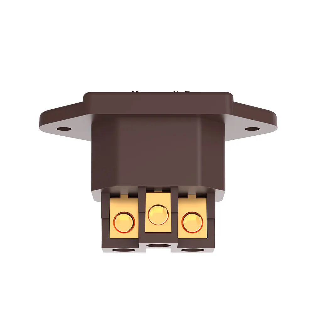 Monosaudio IC72 Stromstecker AC-Steckeradapter Elektrisches Netzkabel Einlassbuchse Anschluss Rhodium-Gold-Beschichtet – Detail 8