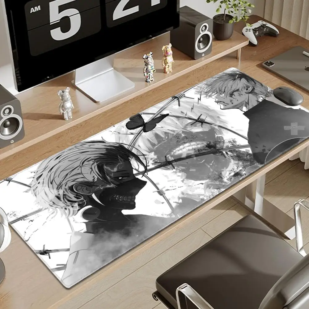 Gaming Accessories Mouse Pad Tokyo Ghoul Mousepad Anime Cartoon Large Mouse Mat Big Mause Pad Keyboard Computer Gamer Desk Mats