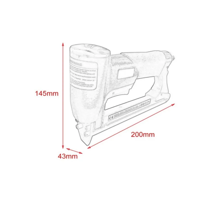 21 Gauge Pneumatic 80 Series Stapler Sofa Industrial 8016 Fine Wire 8016 Stapler for Wood Furniture Sofa Mattress Upholstery