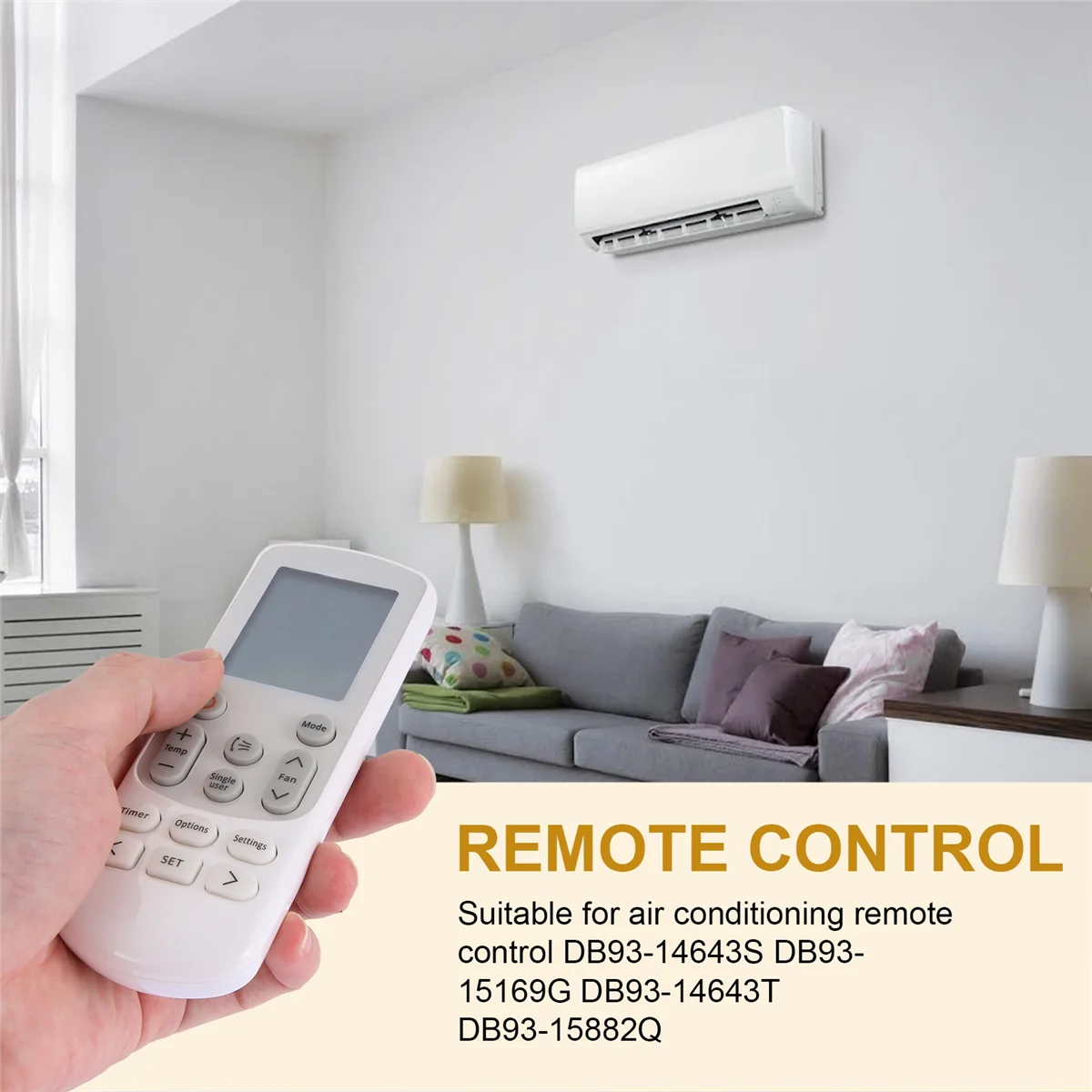 Remplacement Direct de la télécommande de climatisation pour DB93-14643S DB93-15169G DB93-14643T