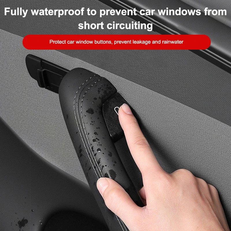 For Y Highland Juniper 2025 Car Interior Suede Door Button Trim Stickers Patch Trim Cover Accessories