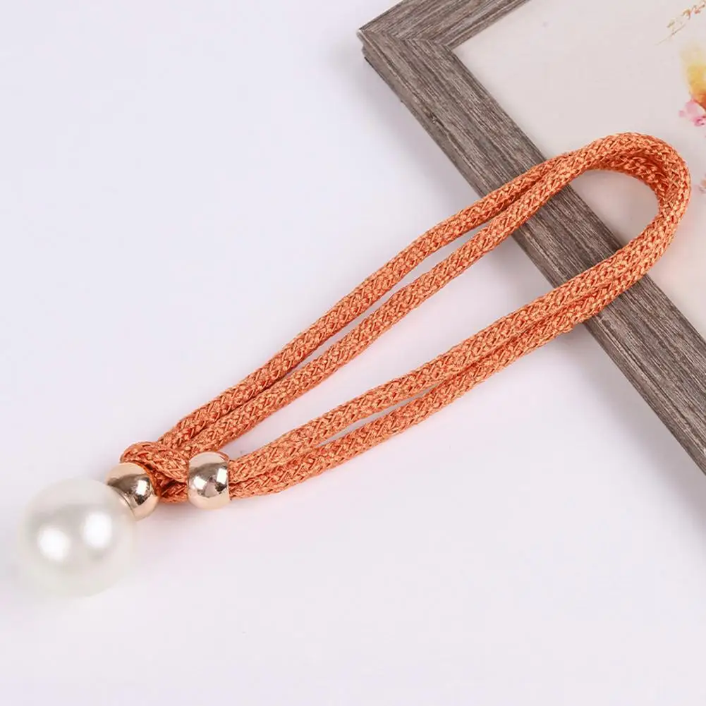 Quick-install Curtain Clips 2pcs Curtain Tiebacks Decorative Holdbacks with Imitation Pearl Accents No Tools Needed Easy
