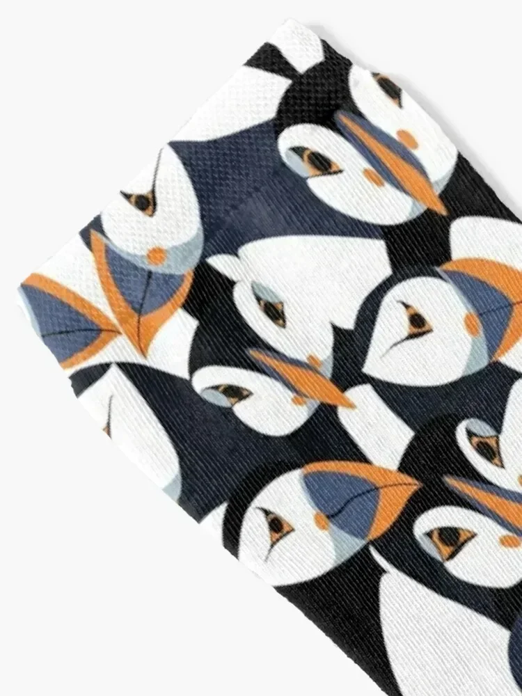 Puffins with orange beaks Socks soccer anti-slip christmas stocking gifts anime Men's Socks Luxury Women's